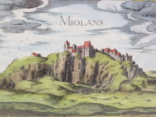 Item #1665313 Hand Colored 1636 Print of Miolans, from 'Les plans et profils de toutes les...