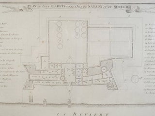 Item #1665557 1747 Plan from Prevost's 'Histoire Generale des Voyages': Plan du Fort St Louis...