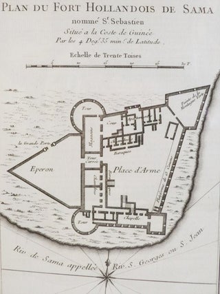 Item #1665741 1747 Plan from Prevost's 'Histoire Generale des Voyages': Plan du Fort Hollandois...