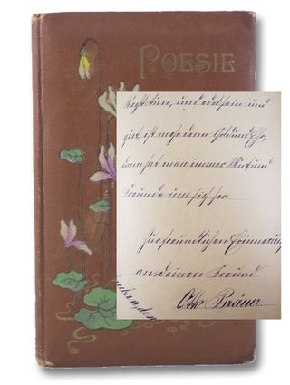 Item #2134515 Poesie [Edwardian Era Manuscript Volume of Verse in German