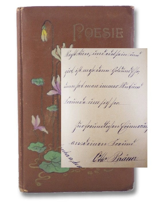 Item #2134515 Poesie [Edwardian Era Manuscript Volume of Verse in German].