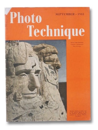 Item #2187661 Photo Technique Magazine: September 1941. Keith Henney