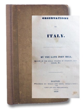 Item #2198798 Observations on Italy. John Bell