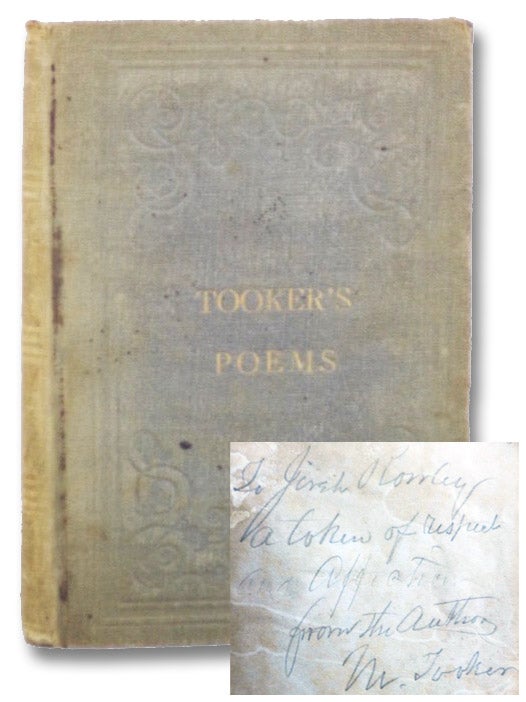 Item #2202714 Poems, and Jottings of Itinerancy in Western New-York, in Two Parts [Tooker's Poems]. Manly Tooker.