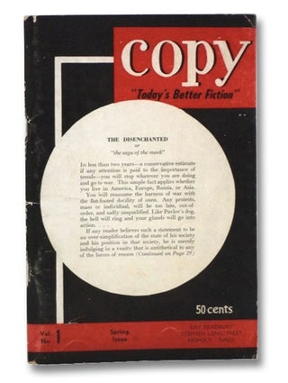 Item #2262789 Copy: Today's Better Fiction, Volume 1, No. 1, Spring 1950. Ray Bradbury, Ken...