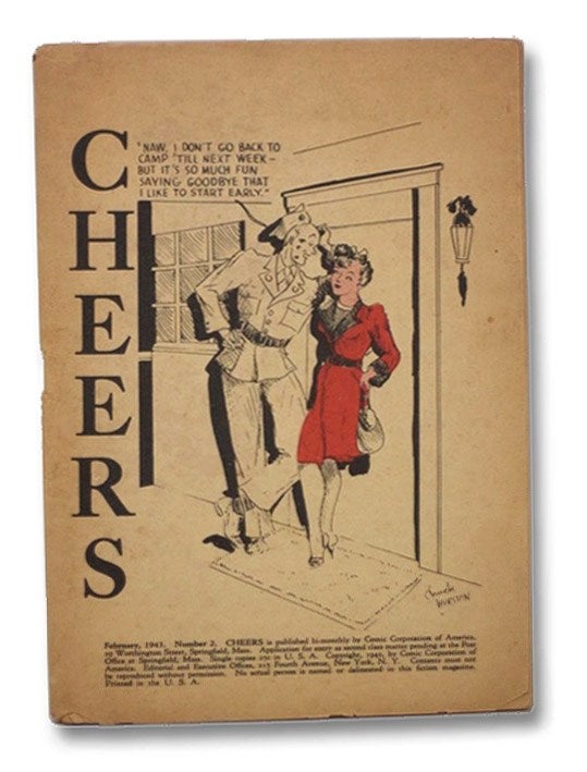 Item #2267151 Cheers: February, 1943, Number 2. Comic Corporation of America.