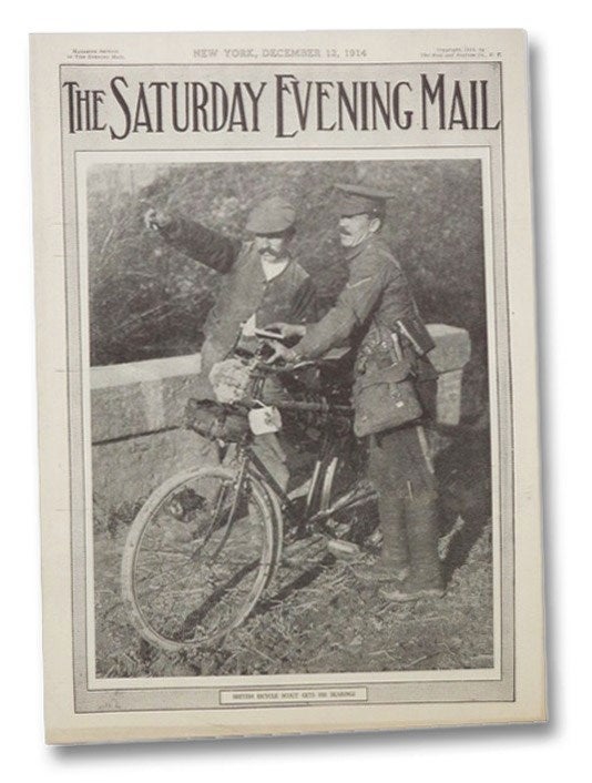 Item #2268332 The Saturday Evening Mail, New York, December 12, 1914. The Saturday Evening Mail.