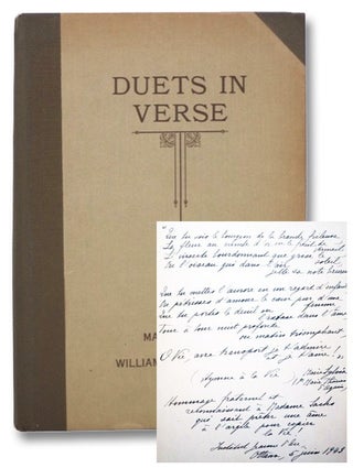 Item #2276379 Duets in Verse: French and English. Marie Sylvia, William Wilkie Edgar