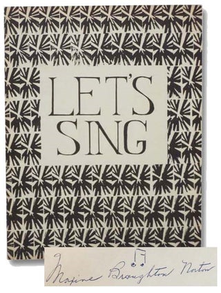 Item #2277958 Let's Sing. Maxine Broughton Norton