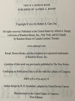 The Passage of Power (The Years of Lyndon Johnson Volume 4)