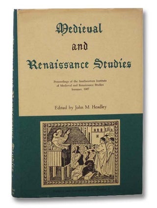 Item #2287401 Medieval and Renaissance Studies: Proceedings of the Southern Institute of Medieval...