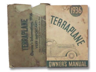 Terraplane Owner's Manual. Hudson Motor Car Company.