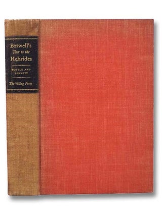 Item #2288492 Boswell's Journal of a Tour to the Hebrides with Samuel Johnson. James Boswell,...