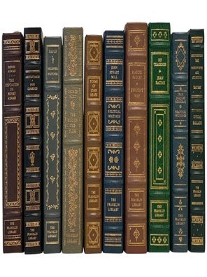 The Franklin Library 100 Greatest Books of All Time, Complete Set with 97 Notes from the Editors