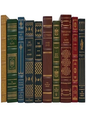 The Franklin Library 100 Greatest Books of All Time, Complete Set with 97 Notes from the Editors