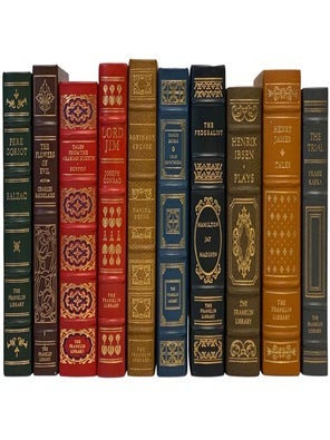 The Franklin Library 100 Greatest Books of All Time, Complete Set with 97 Notes from the Editors