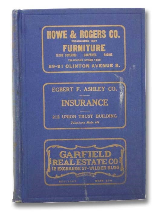 Item #2297076 Rochester Suburban Directory for the Year 1932, Including the Towns of Brighton, Gates, Greece and Irondequoit. A Supplement to the Rochester Directory... Volume III. Sampson, Murdock Co.
