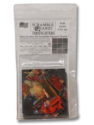 Item #2299457 Firefighters Scramble Squares 9 Piece Puzzle. Inc B Dazzle