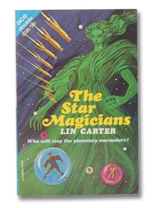 Item #2300122 The Star Magicians & The Off-Worlders (Ace Double G-588). Lin Carter, John Baxter