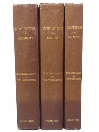 Family-Histories and Genealogies: A Series of Genealogical and Biographical Monographs on the Families of MacCurdy, Mitchell, Lord, Lynde, Digby, Newdigate, Hoo, Willoughby, Griswold, Wolcott, Pitkin, Ogden, Johnson, Diodati, Lee and Marvin, and Notes on the Families of Buchanan, Parmelee, Boardman, Lay, Locke, Cole, DeWolf, Drake, Bond and Swayne, Dunbar and Clarke and a Notice of Chief Justice Morrison Remick Waite, with Twenty-Nine Pedigree-Charts and Two Charts of Combined Descents, in Three Volumes