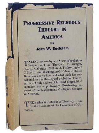 Item #2304753 Progressive Religious Thought in America: A Survey of the Enlarging Pilgrim Faith....