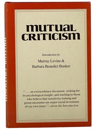 Mutual Criticism. John Humphrey Noyes, Murray Levine.