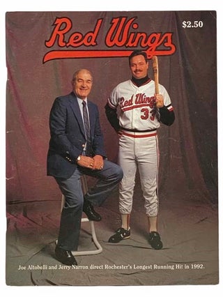 Item #2309415 Red Wings Yearbook '92 (Rochester Red Wings). Rochester Red Wings, Bob Socci