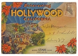 Item #2311760 Interesting Hollywood, California Fold-Out Postcard Viewbook [View Book]. Western...