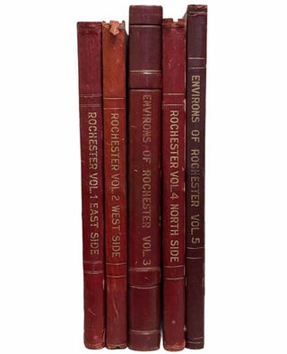 Item #2313023 Plat Book of Rochester, N.Y., in Five Volumes: Volume 1. East Side; Volume 2: West...