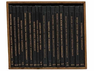 Item #2313558 1920s - 1940s Automotive Textbook Set, in 18 Volumes: Automobile Electric Starting...