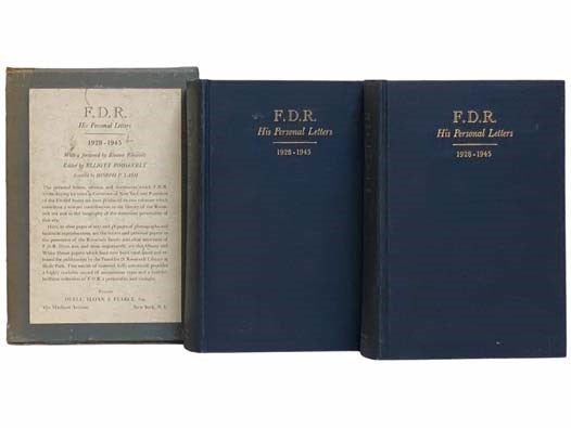 Item #2313561 F.D.R. His Personal Letters, in Two Volumes [Franklin Delano Roosevelt]. Franklin Delano Roosevelt, Elliott Roosevelt, Eleanor Roosevelt, Joseph P. Lash.