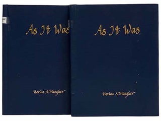 As It Was, in Two Volumes. Norine A. Meagher.