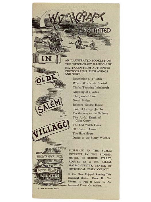 Item #2318987 Witchcraft in Olde Salem Village Illustrated [Old]. Pilgrim Motel.