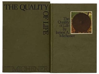 Item #2320800 The Quality of Life. James A. Michener