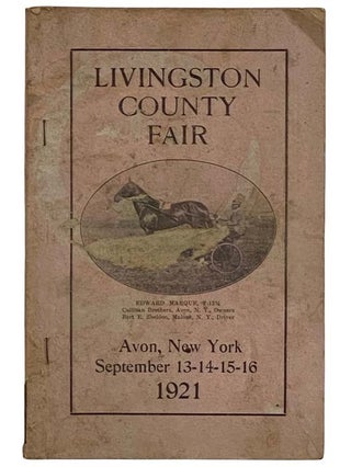 Item #2322864 Livingston County Fair, Avon, New York, September 13-14-15-16, 1921