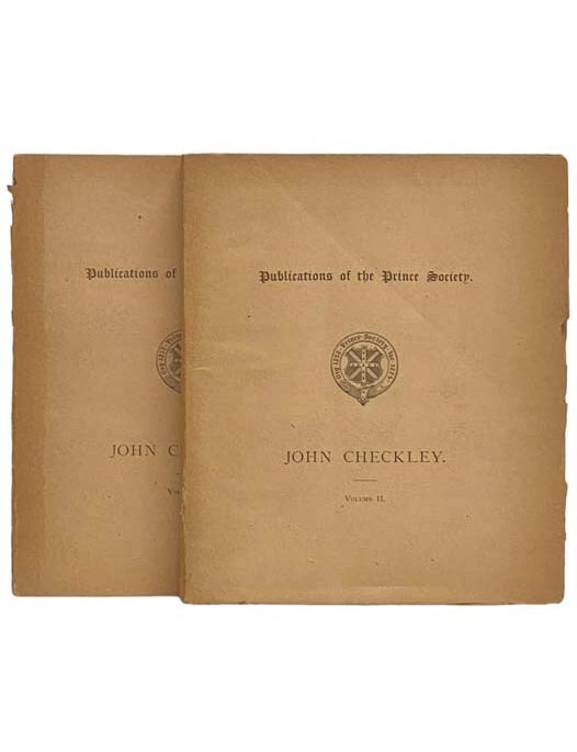 Item #2323321 John Checkley; or the Evolution of Religious Tolerance in Massachusetts Bay. Including Mr. Checkley's Controversial Writings; His Letters and Other Papers; His Presentment on the Charge of a Libel for Publishing a Book; His Speech at His Trial; the Hon. John Read's Plea in Arrest of Judgment; and a Bibliography of the Great Controversy on Episcopacy by the Ministers of The Standing Order and the Clergy of the Church of England. 1719-1774., with Historical Illustrations and a Memoir by the Rev. Edmund F. Slafter, in Two Volumes [Publications of the Prince Society]. John Checkley, Edmund F. Slafter.