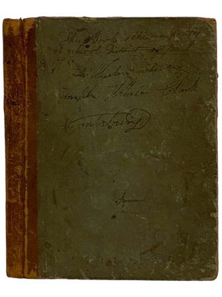 March 1830 - March 1849 Administrative Record Book for Canterbury, New Hampshire's School. New Hampshire School District Canterbury.