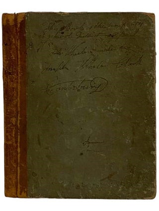 Item #2324134 March 1830 - March 1849 Administrative Record Book for Canterbury, New Hampshire's...