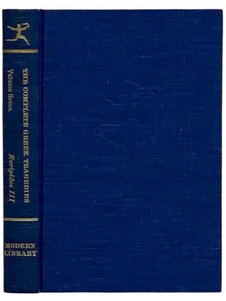 Item #2325110 The Complete Greek Tragedies, Volume VII [7] Euripides III: Orestes; Iphigenia in...