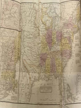 A New Gazetteer, or Geographical Dictionary of North America and the West Indies, Containing I.--A General Description of North America; II.--A General Description of the United States; the Declaration of Independence and Constitution of the United States; III.--A Description of All the States, Counties, Cities, Towns, Villages, Forts, Seas, Harbors, Capes, Rivers, Lakes, Canals, Rail-roads, Mountains, &c. Connected with North America; with the Extent, Boundaries and Natural Productions of Each State; the Bearing and Distance of Remarkable Places from Each Other and of Each From the City of Washington with the Population According to the Census of 1830. Containing Likewise Many Tables Relating to the Commerce, Population, Revenue Debt, and Various Institutions of the United States. Compiled from the Most Recent and Authentic Sources. A New Edition with Alterations and Additions.