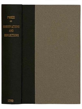 Item #2326345 Observations and Reflections Made in the Course of a Journey through France, Italy,...
