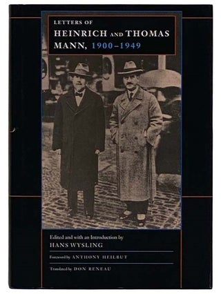 Item #2326526 Letters of Heinrich and Thomas Mann, 1900-1949. Heinrich Mann, Thomas Mann, Hans...