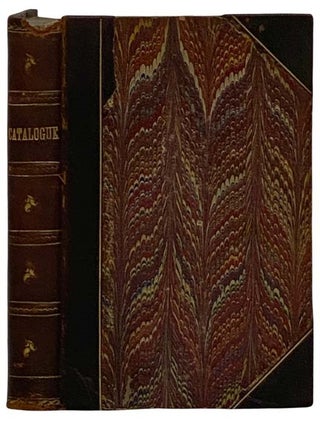 Half-Leather Ruled Notebook Friendship Album, 1844-1937. Wolcott Family.