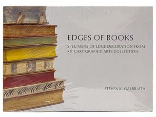 Item #2327688 Edges of Books: Specimens of Edge Decoration from RIT Car Graphic Arts Collection....