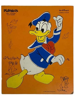 Item #2327839 Playskool 8 Piece Donald Duck Wooden Puzzle, 190-2, Ages 3 to 6 Years. Playskool