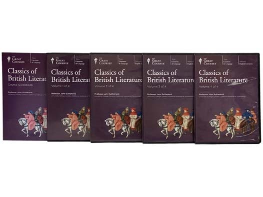 Item #2327884 Classics of British Literature, in 4 Parts, Plus Guidebook (The Great Courses) (4 Volumes of Audio CDs). John Sutherland.