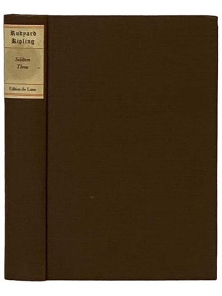 Item #2330063 Soldier's Three (The Works of Rudyard Kipling, Edition de Luxe). Rudyard Kipling