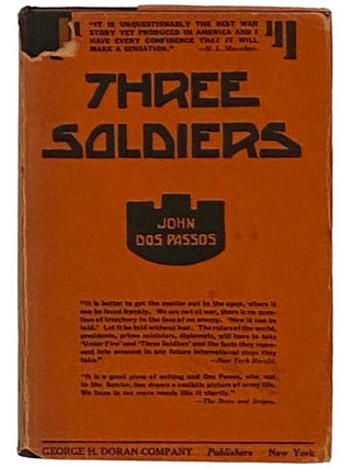 Item #2330184 Three Soldiers. John Dos Passos