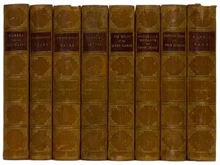 Item #2330368 Nathaniel Hawthorne Eight Volume Set: Mosses from an Old Manse; Tanglewood Tales;...
