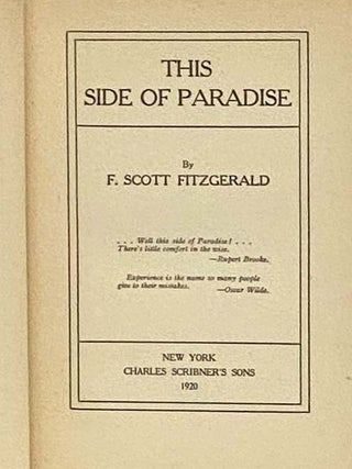 This Side of Paradise